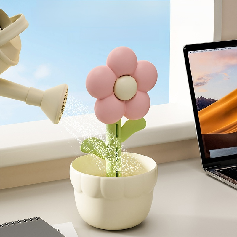 Flower ornament night light humidifier