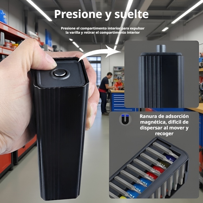 Juego de destornilladores multifuncional portátil y eficiente
