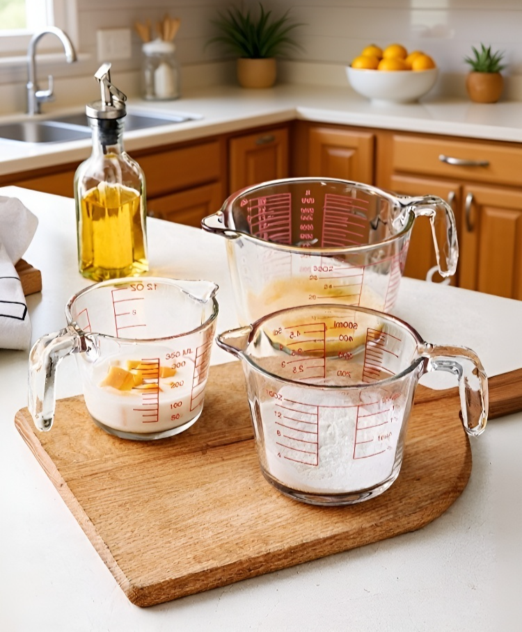 Spacious mixing bowl for dough and batter