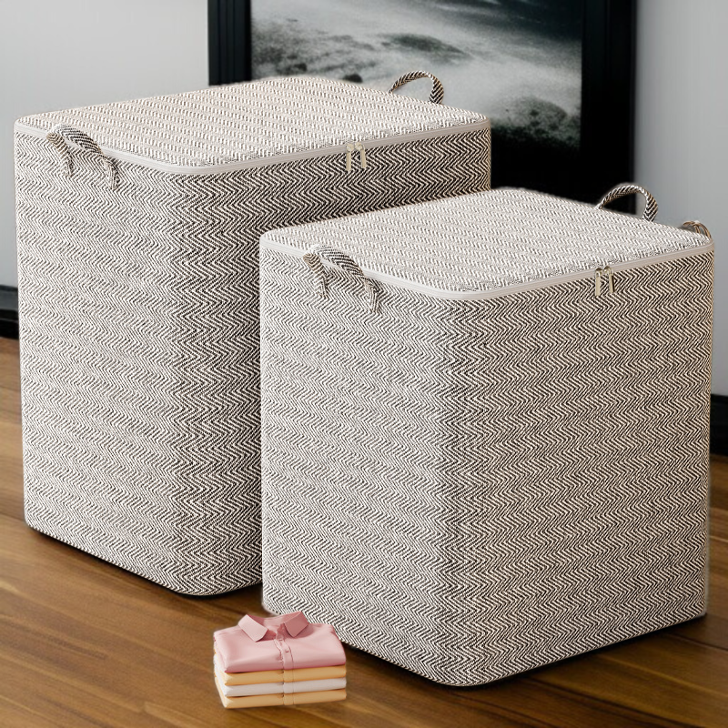 家庭用収納ボックス 大容量専用収納バッグ 引越し整理 収納キルト 収納ボックス 衣類収納バッグ