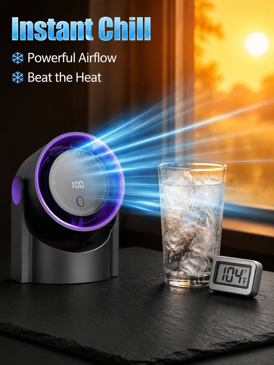 Portable USB Dual-Use Bladeless Air Circulator Fan