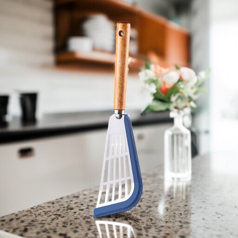 가정용 304 스테인리스 주걱 원목 손잡이 스테이크 생선구이 주방용품 실리콘 끈적임 냄비 주방용품 주걱