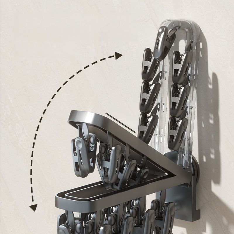 접이식 흡착식 옷걸이