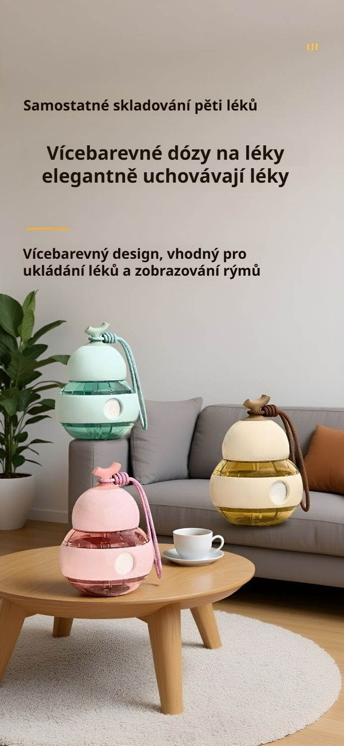 Léková lahvička s dvouvrstvou ochranou