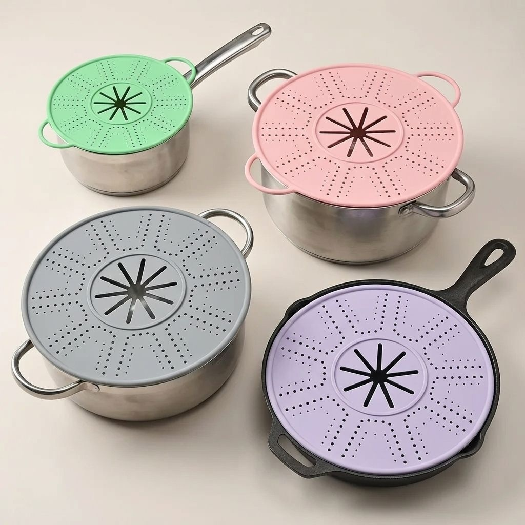 Silikon-Überlaufschutzdeckel für Töpfe