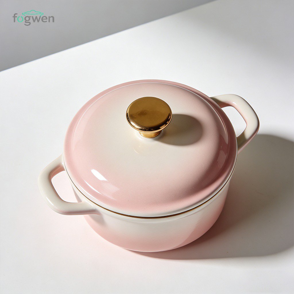 易清洗琺瑯燉鍋底部細節