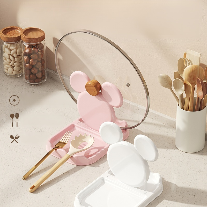 Cartoon Anti-bacterial Mold-proof Pot Lid Organizer