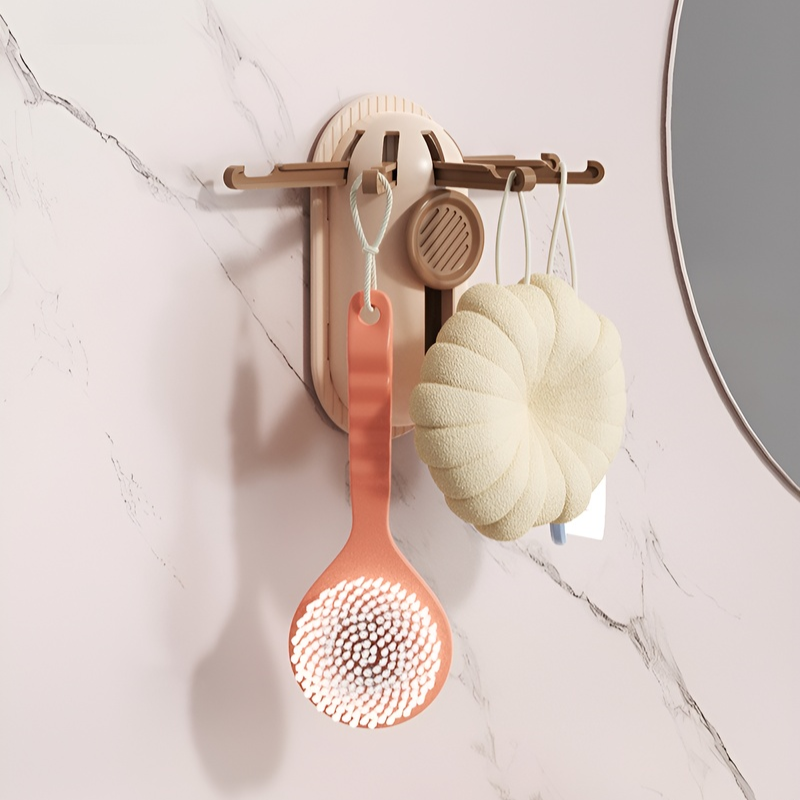 Creative telescopic five claw hook