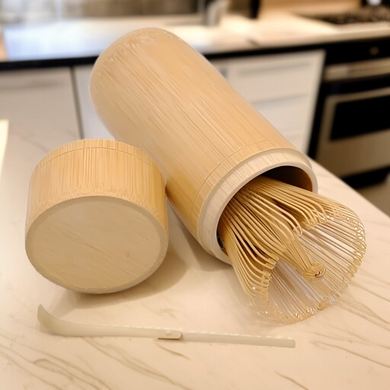 말차 도구 조합 차붓 100개 차작 차스푼 받침대 흰색 카드 포장 각인 가능