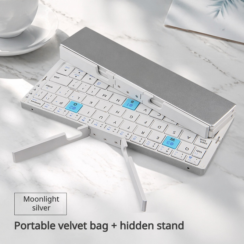 Wireless Portable Foldable Bluetooth Keyboard