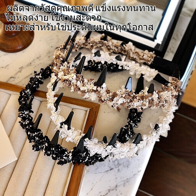 สูงกะโหลกศีรษะด้านบนผมแตกตกแต่งห่วงผม