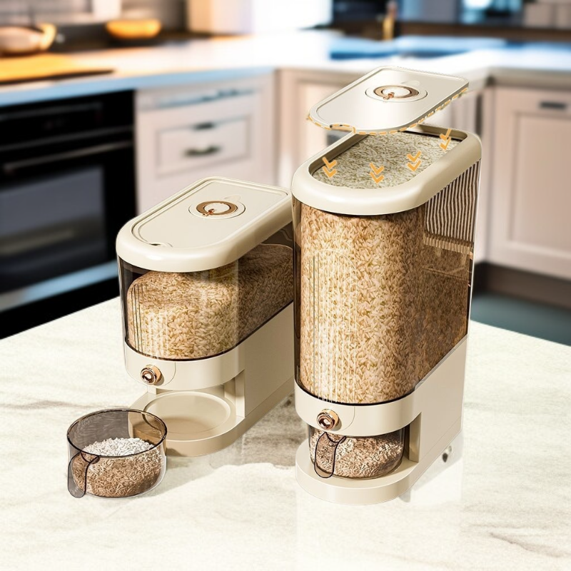 식품 등급의 방습 및 방충 쌀통