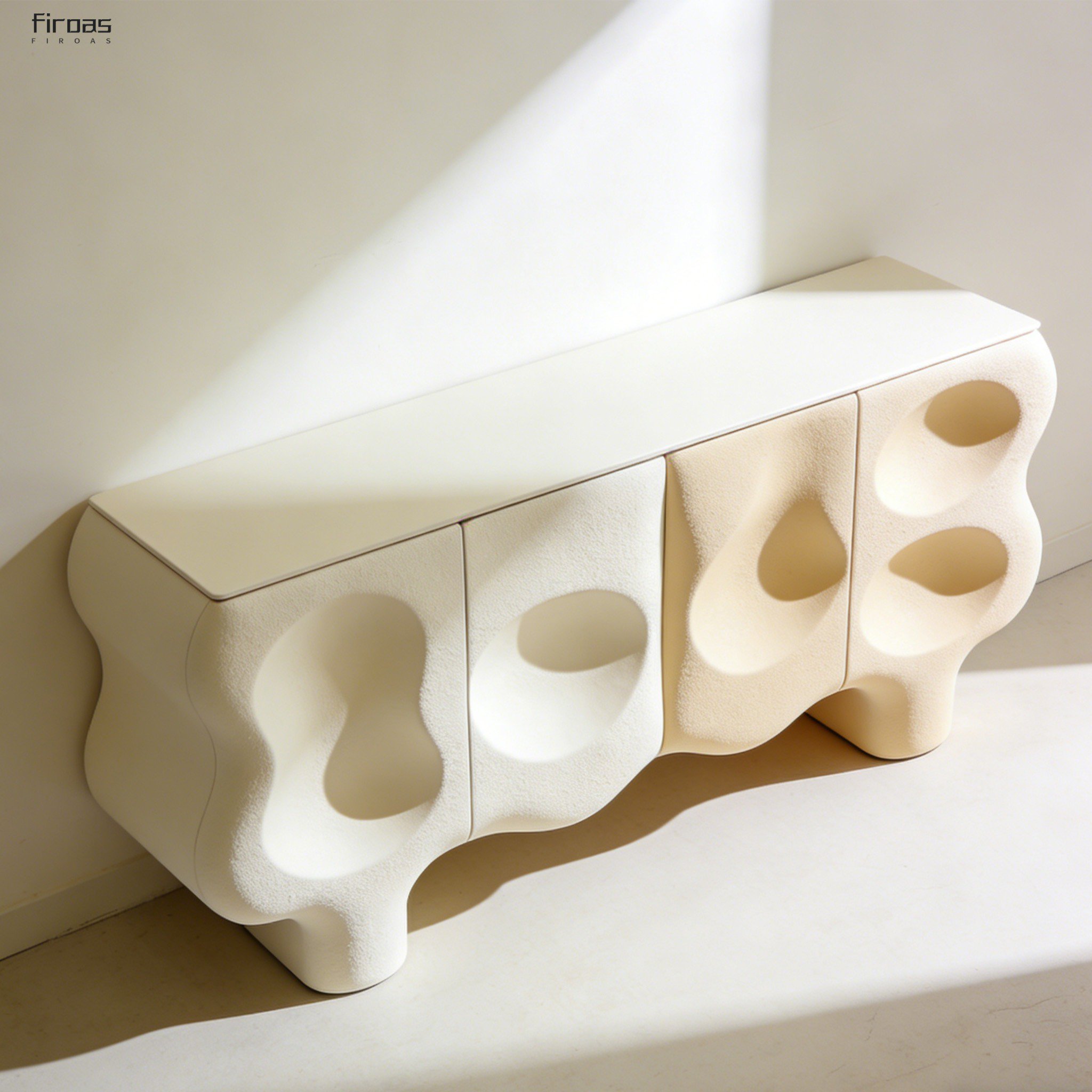 ตู้ข้างโต๊ะอาหารสไตล์โมเดิร์นมินิมอล