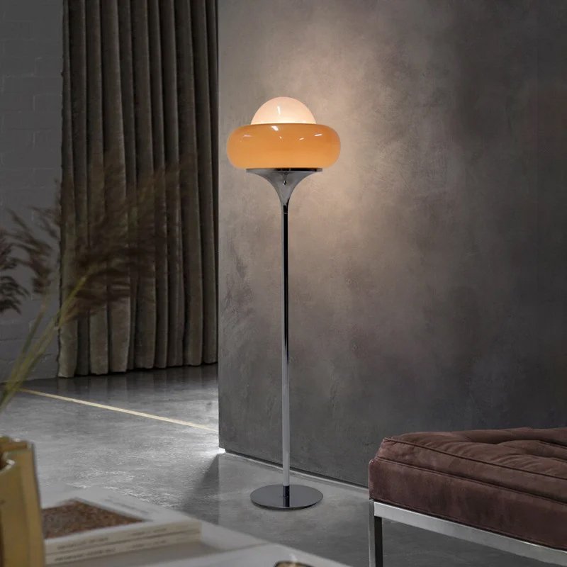 Nordic minimalist retro medieval living room sofa floor lamp