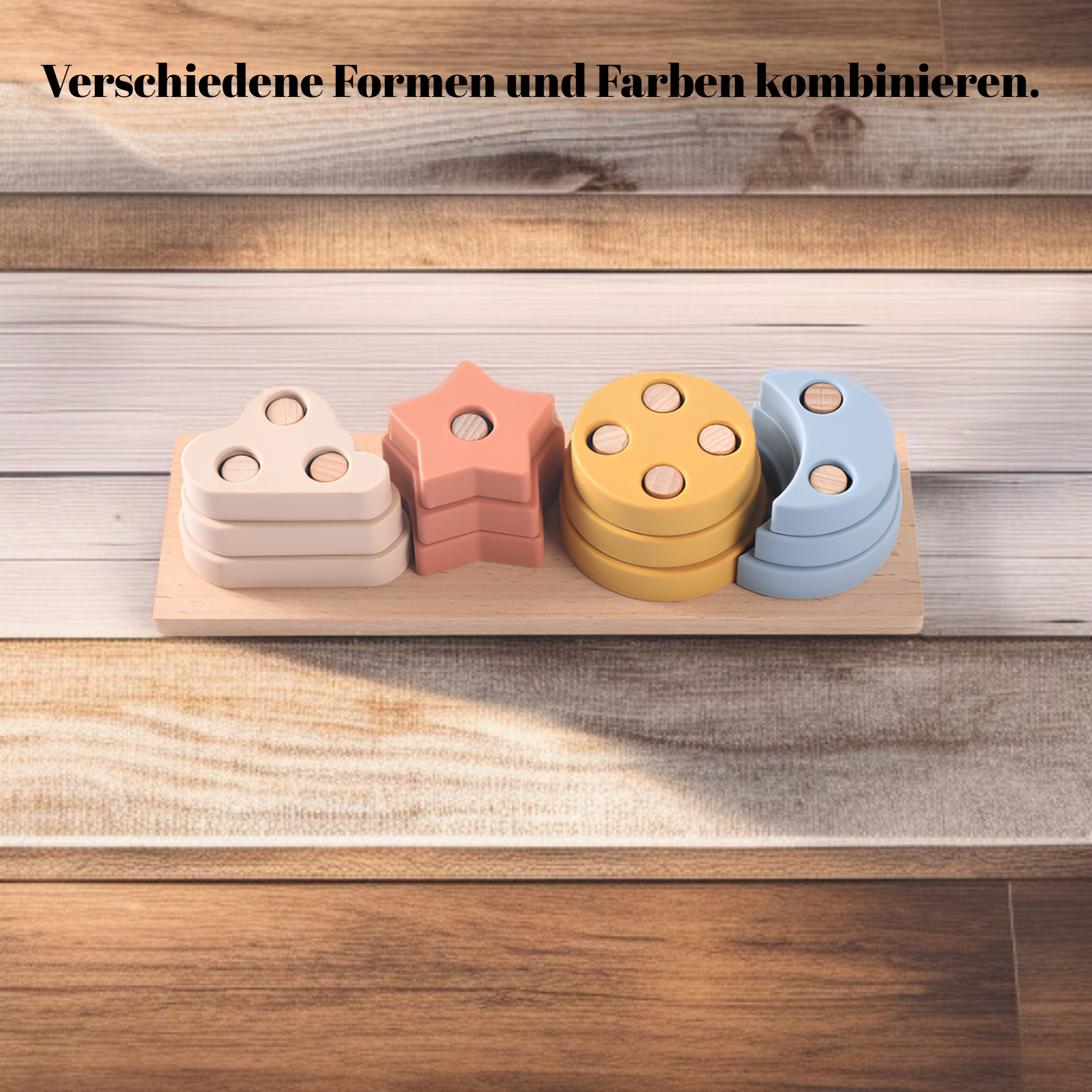 Holzpuzzle Lernspielzeug für Kinder 