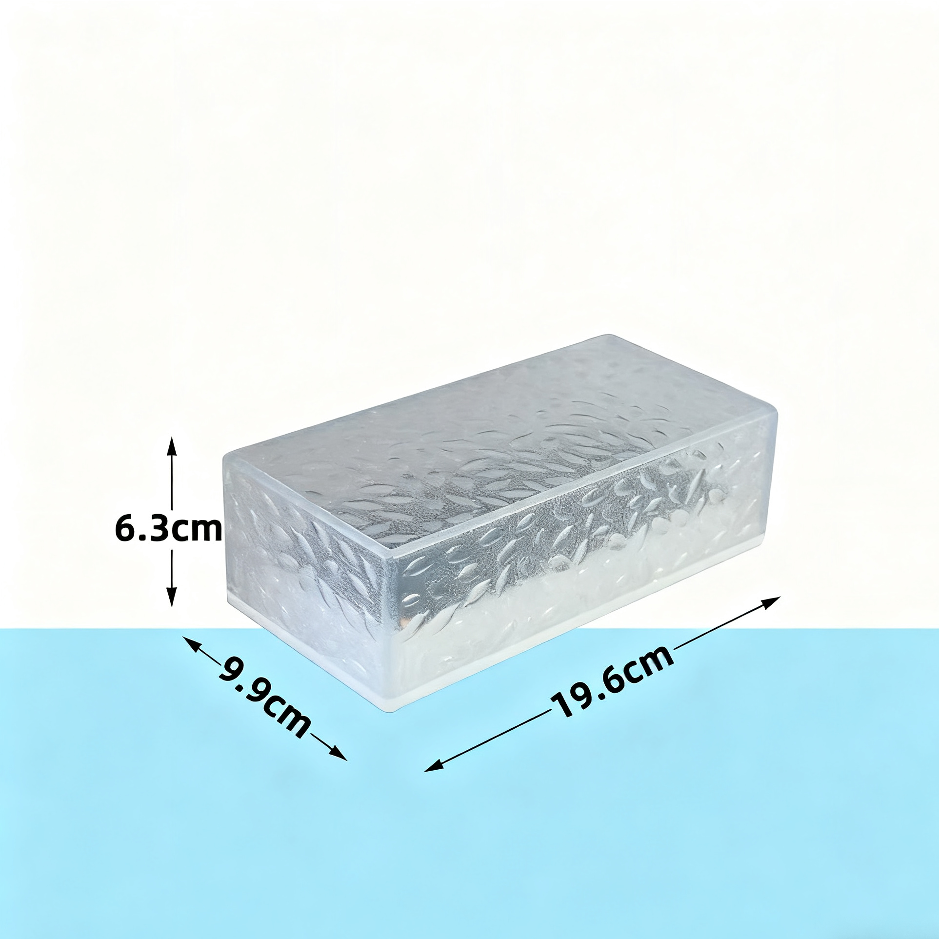 ソーラー長方形アイスブロックライト 庭園装飾灯