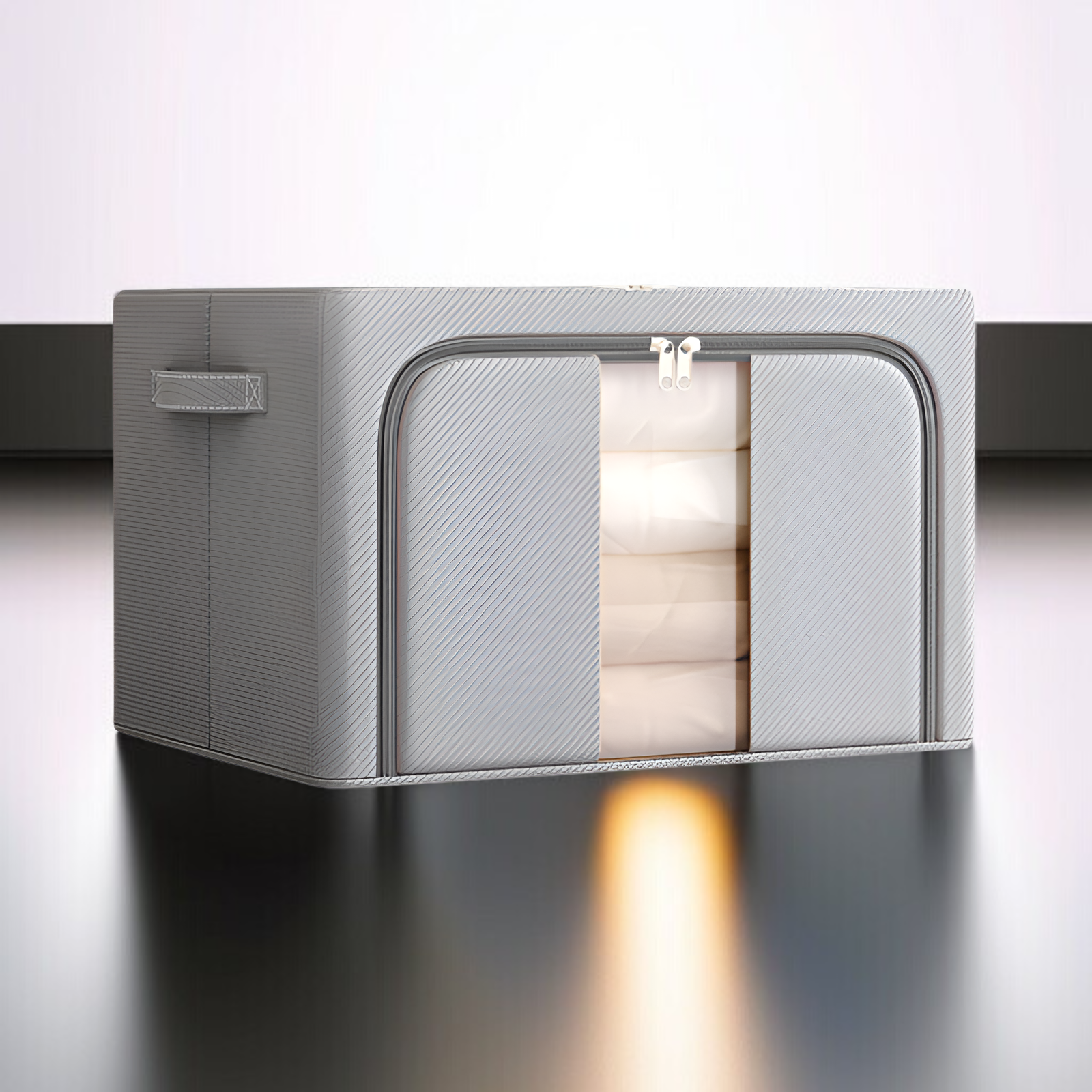 収納ボックス 家庭用ワードローブ 衣類収納ボックス オックスフォード布 衣類折りたたみ収納バッグ 大容量 キルト収納キャビネット