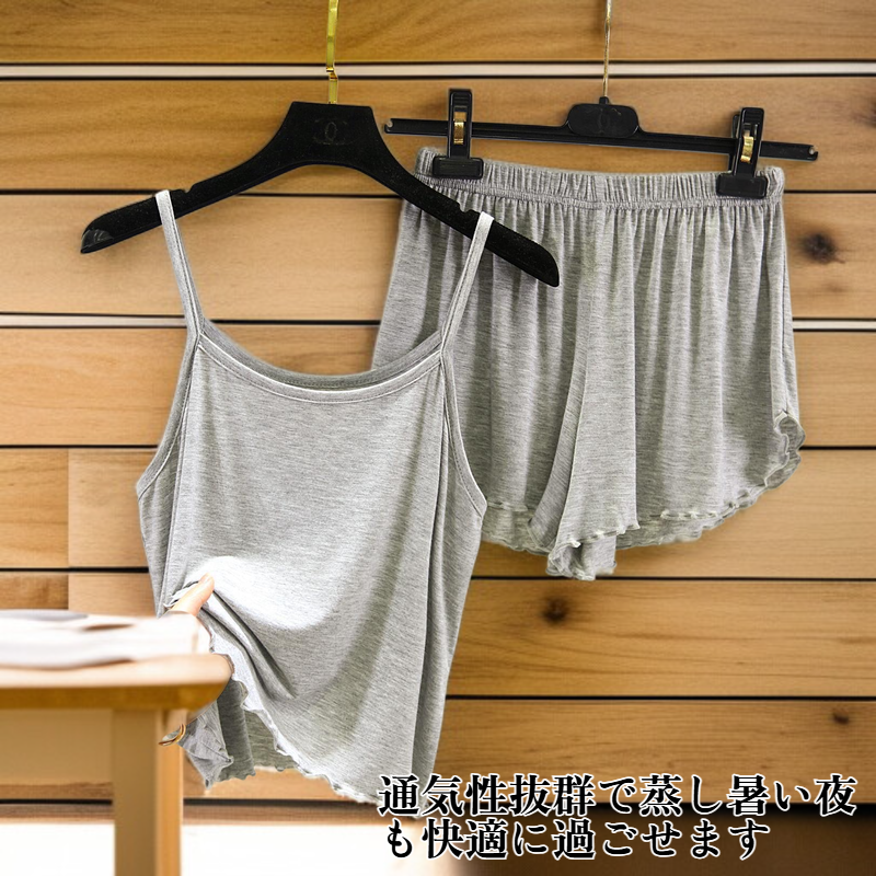 夏用セクシーレースキャミソールパジャマ レディース