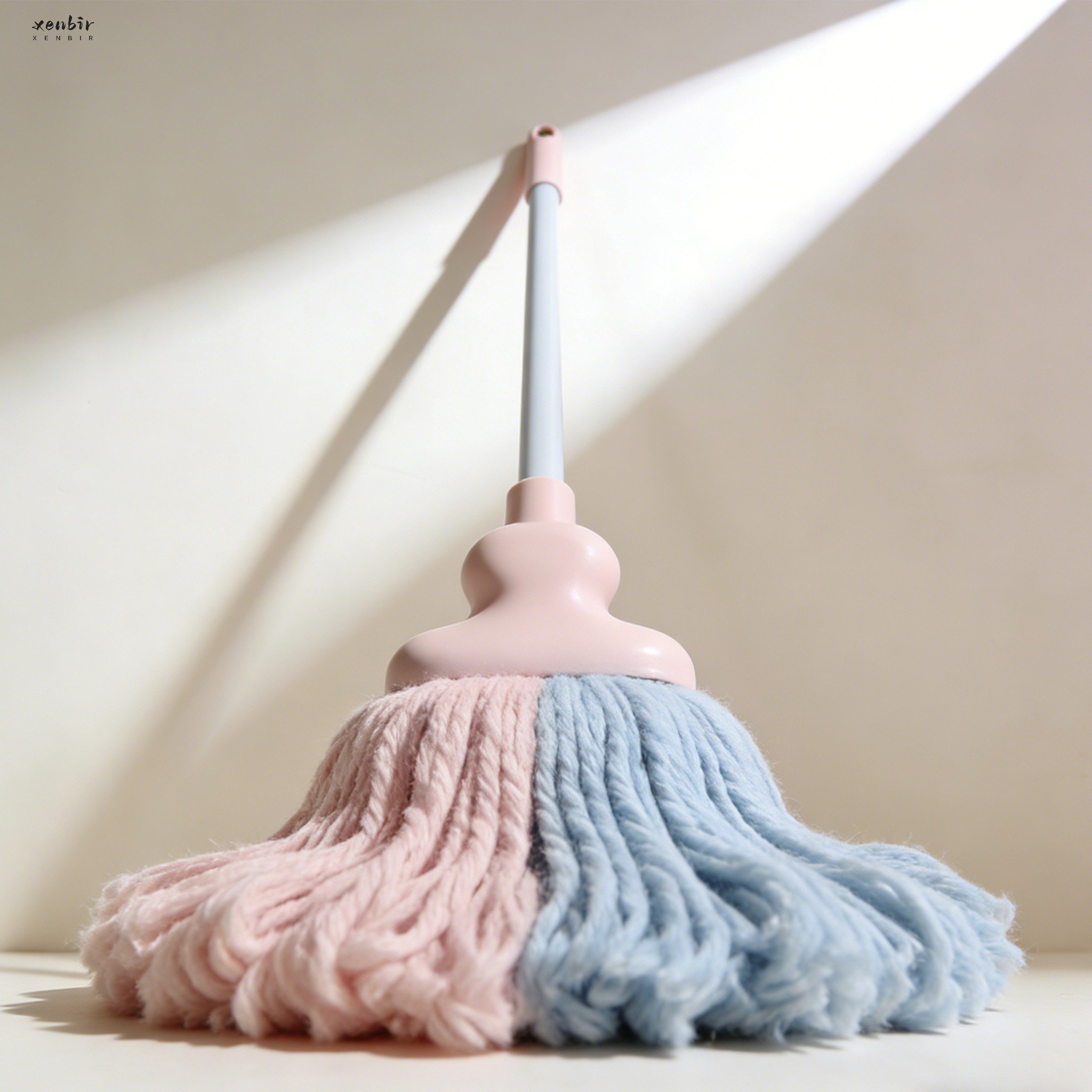 ไม้ถูพื้นแบบหมุนสำหรับทำความสะอาด