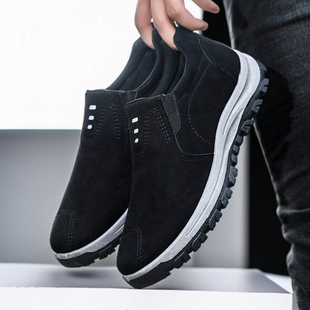 男性用カジュアル滑り止め耐摩耗性シングルシューズ