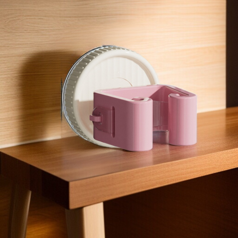 화장실 문 뒤 벽걸이 밀대걸이 편리한 빨판 펀치프리 벽걸이 벽수납 미끄럼방지 밀대걸이 벽수납선반