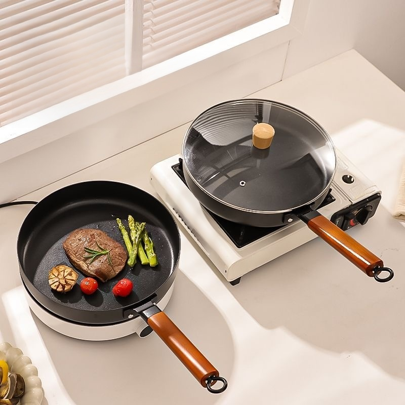 0塗層氮化高精度精鐵平底鍋