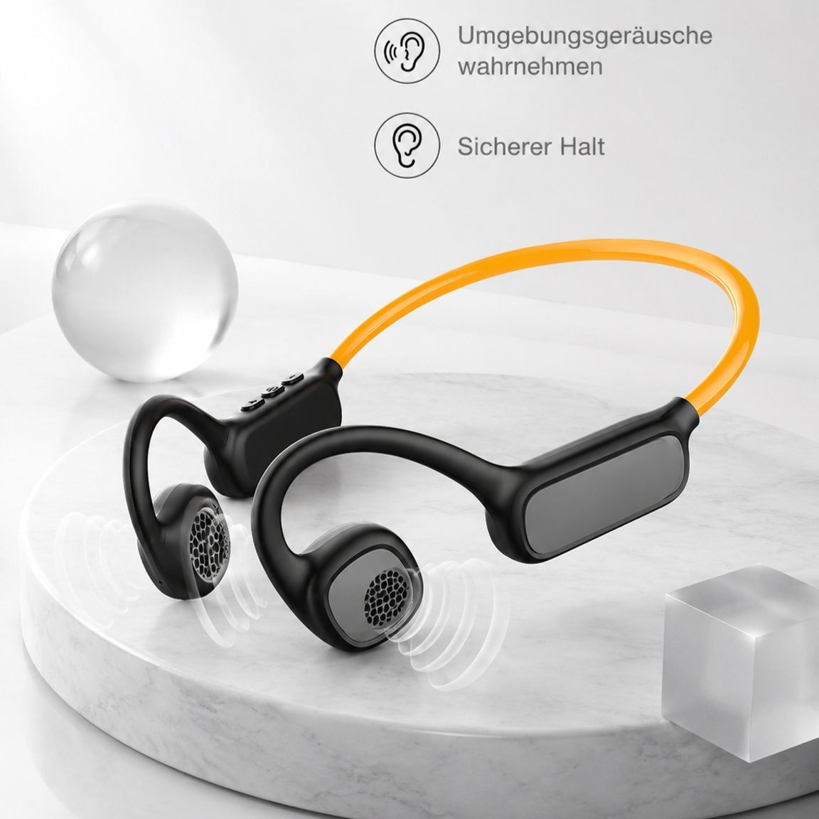 2025 neue leuchtende Luftleitung Bluetooth-Kopfhörer