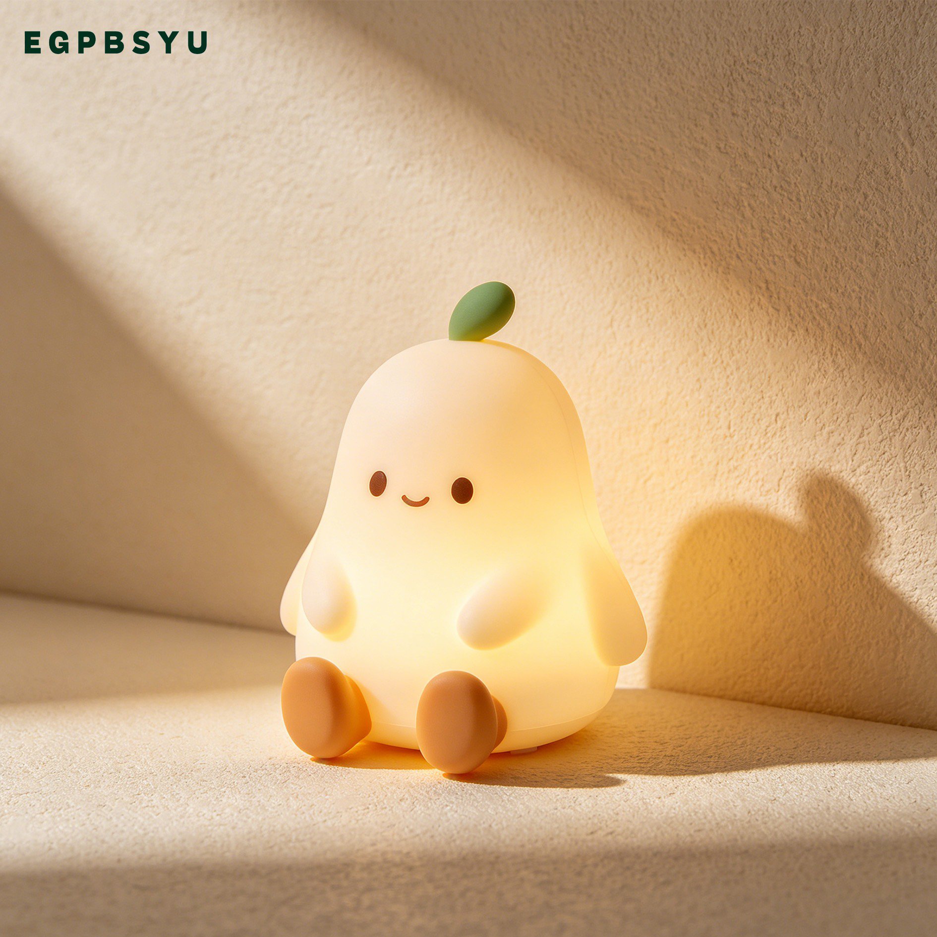 실리콘 야간 조명 2개 세트 귀여운 디자인