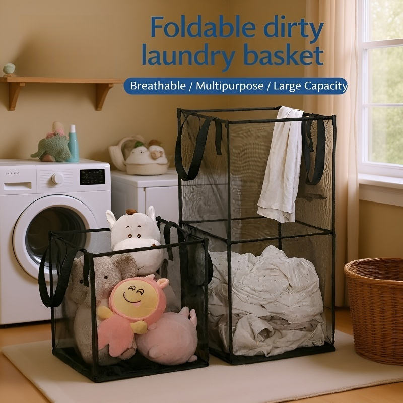 Large Clothes Storage Basket with Carrying Handle