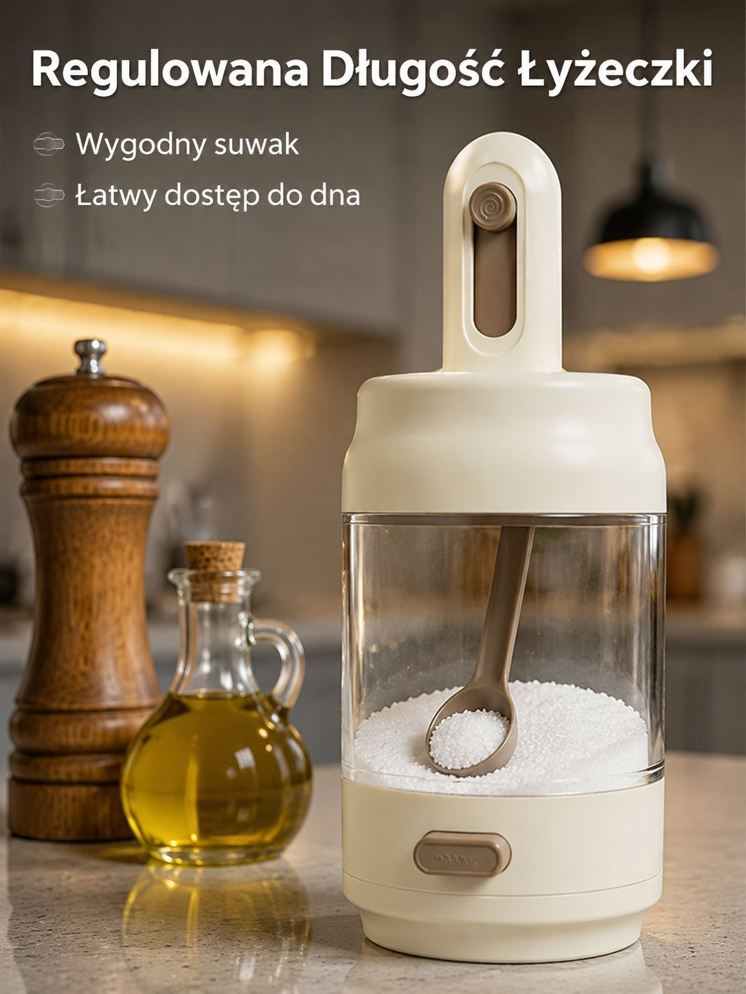 Domowy szczelny pojemnik na przyprawy, odporny na wilgoć, pojemnik na sól i przyprawy