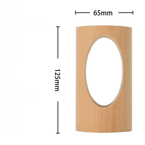Smart Sensor Solid Wood Night Lamp