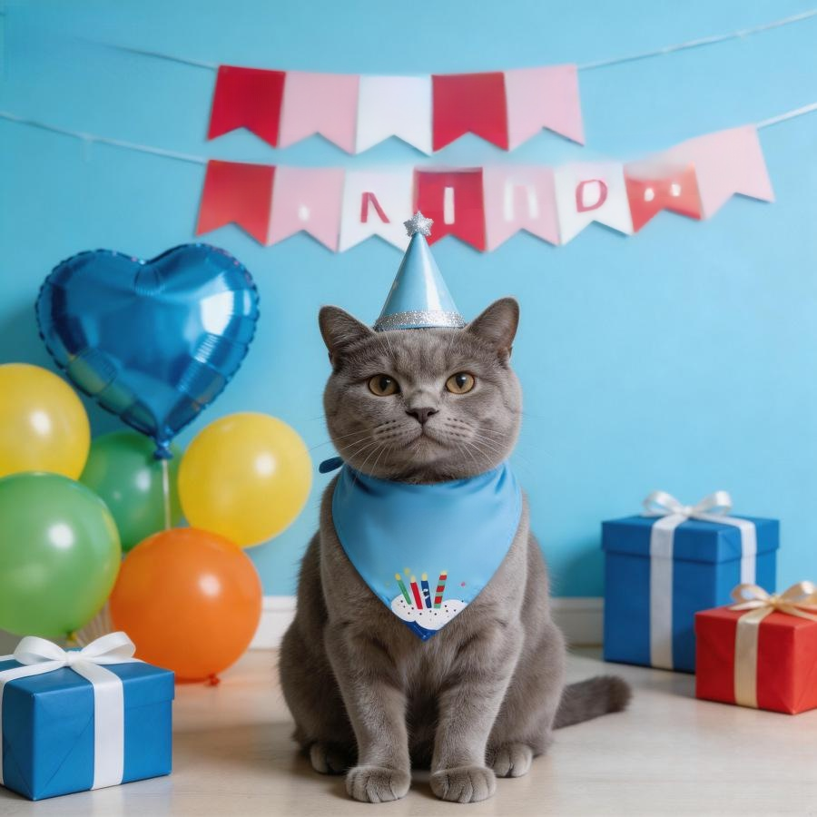 Set de cumpleaños para mascotas
