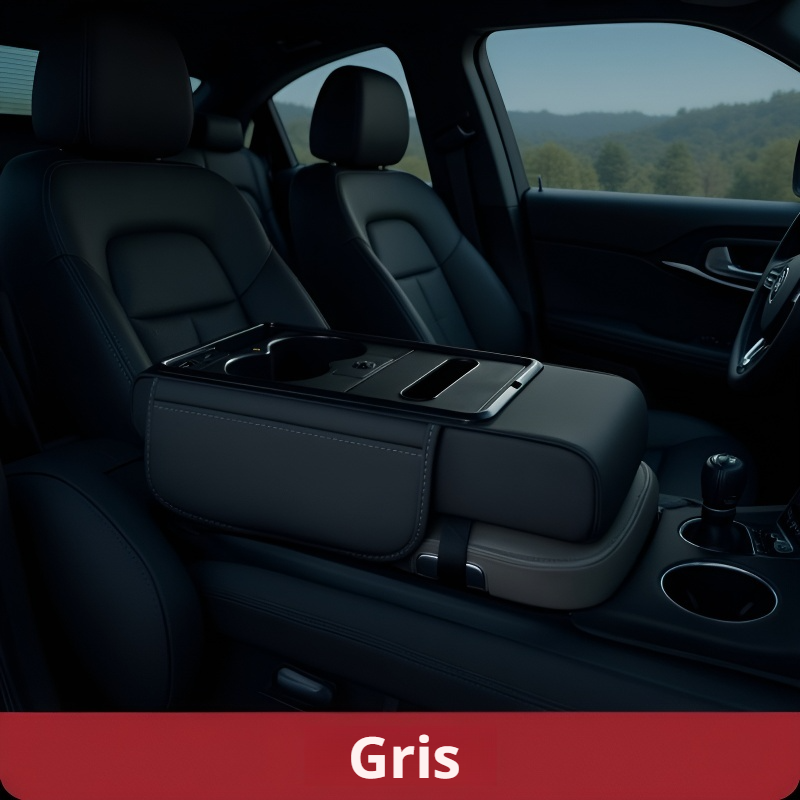 Boîte d'accoudoir rechargeable 8-en-1 avec diffuseur de parfum