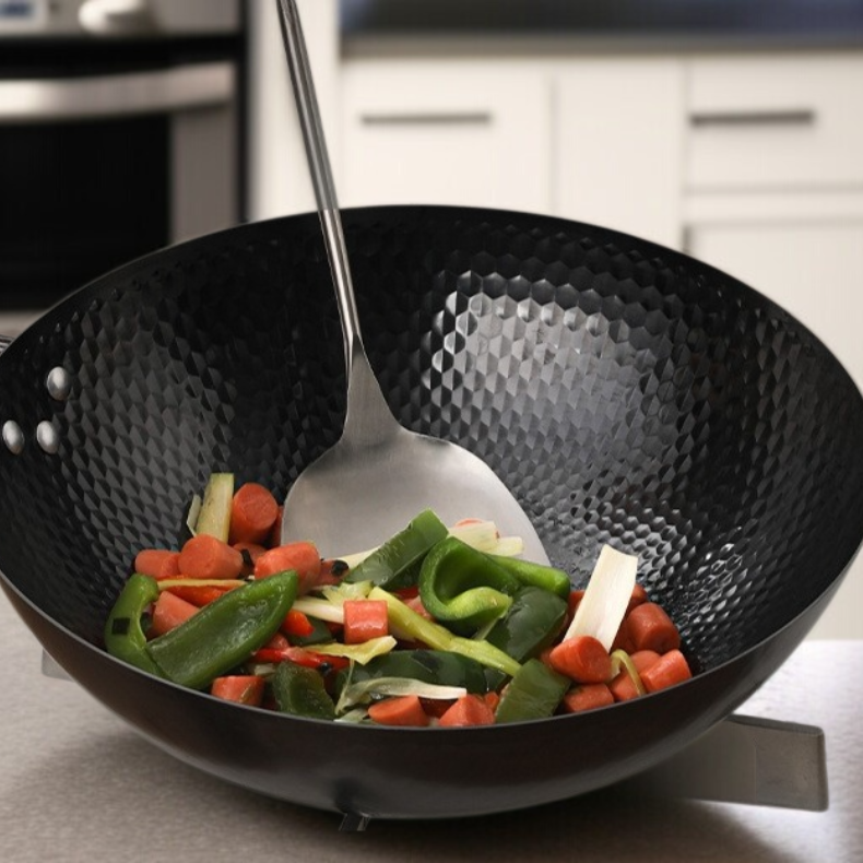 가정용 숙철 무코팅 볶음냄비 전통 가마냄비 무접착 후라이팬 후라이팬 무코팅 가마냄비 레인지