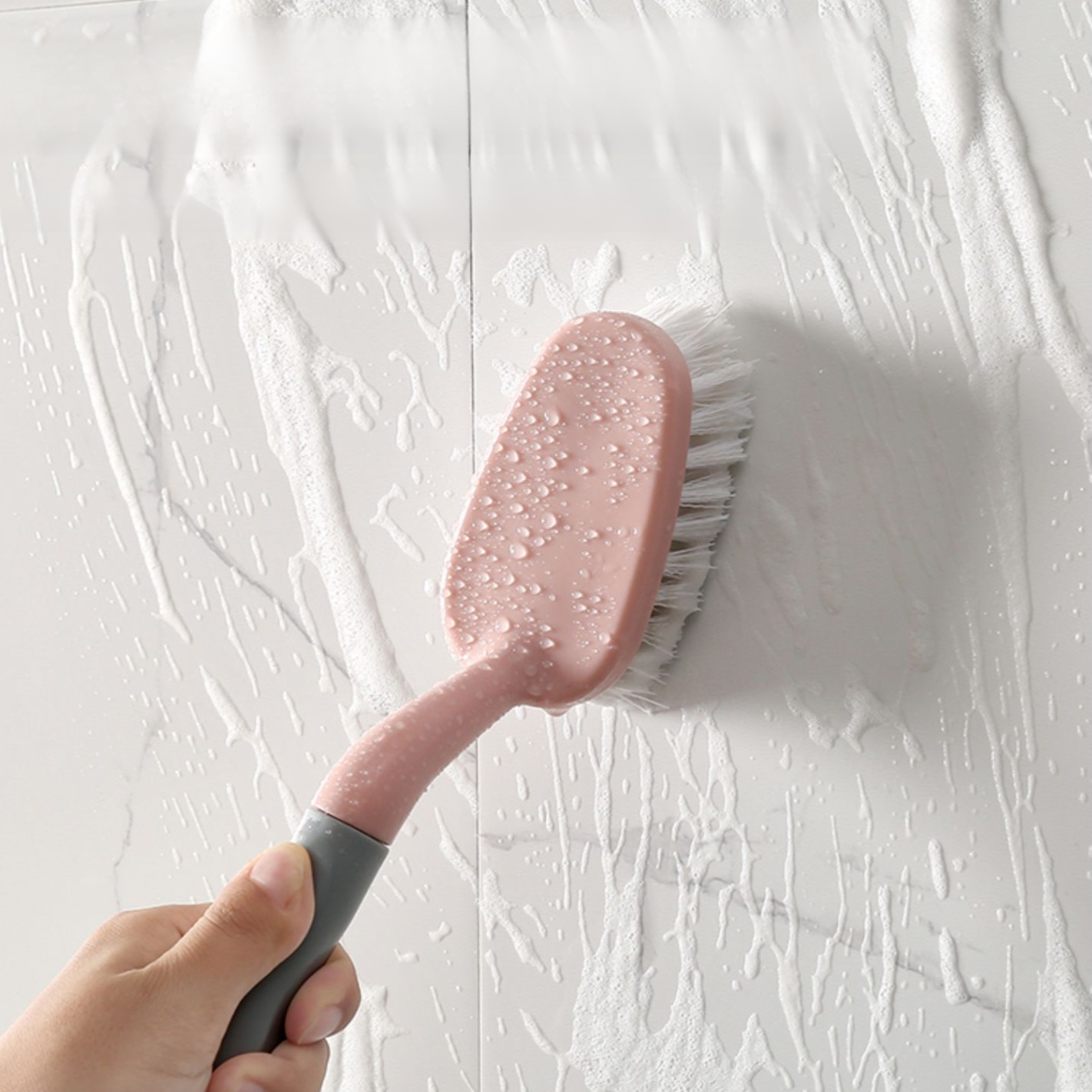 床ブラシ トイレ トイレ 多機能 除染 掃除 ブラシ 浴室 タイル 壁 浴槽 死角なし 床ブラシ