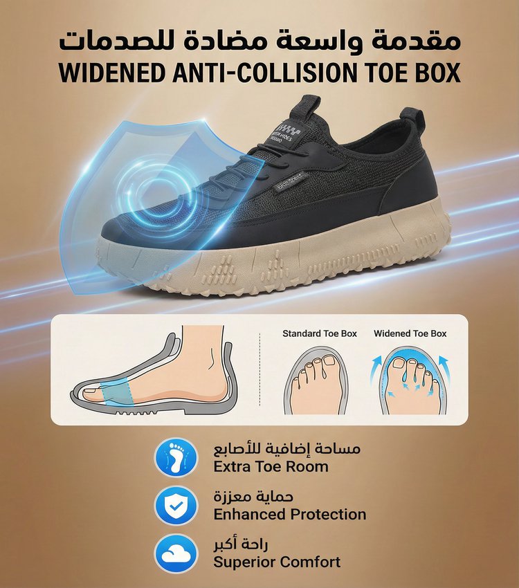 حذاء رجالي خفيف وعصري، نعل مرن وسهل الارتداء والخلع، يناسب جميع الإطلالات