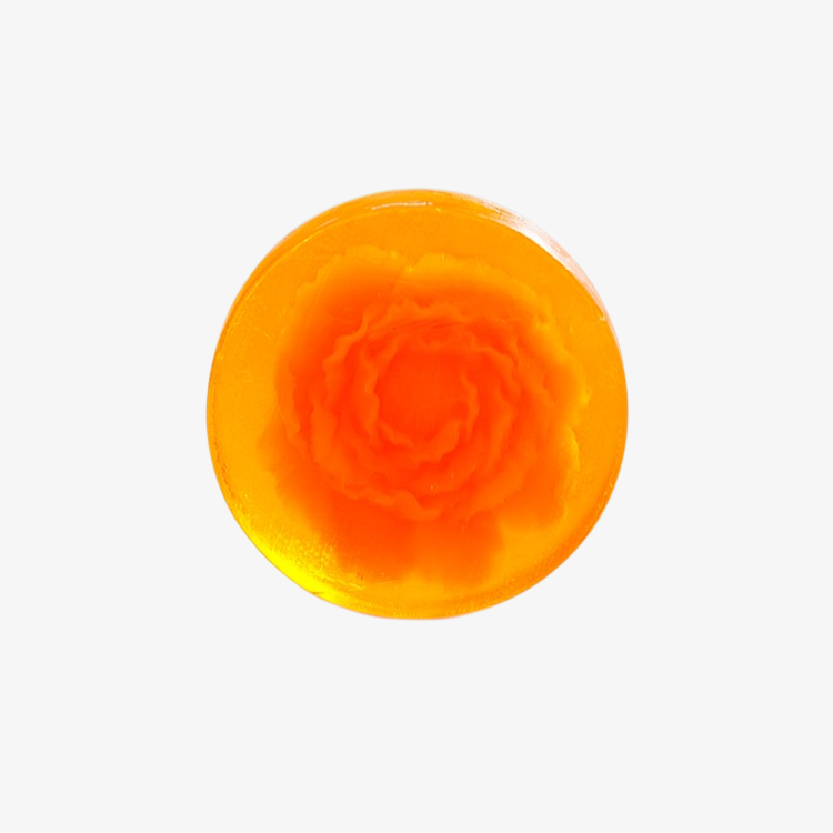 Jabón artesanal para el cuidado de la piel con miel