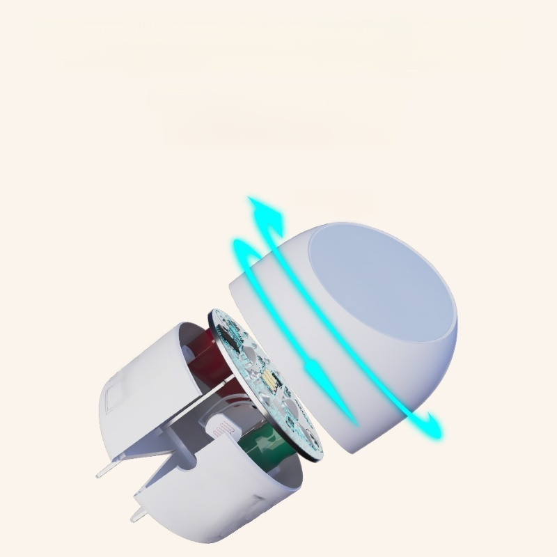 Energy-saving plug-in soft night light