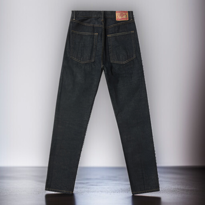 メンズ 養牛デニム 小脚 スキニージーンズ 原色セルビッジ