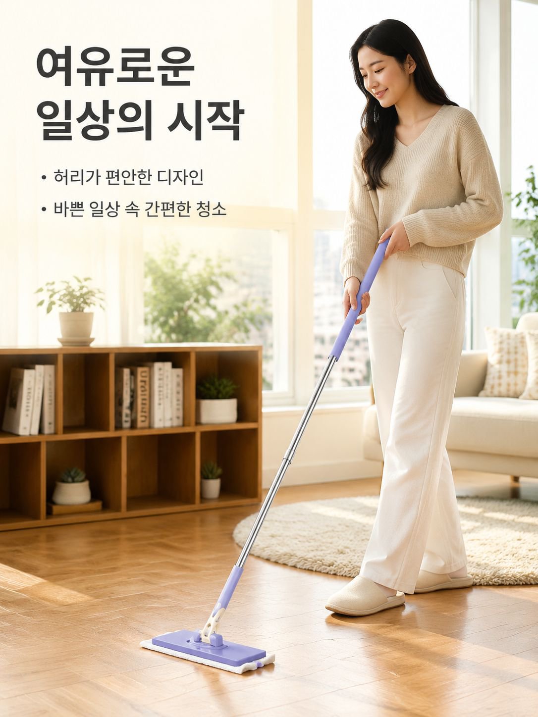 빈대자동집게화장실가정용평판걸레