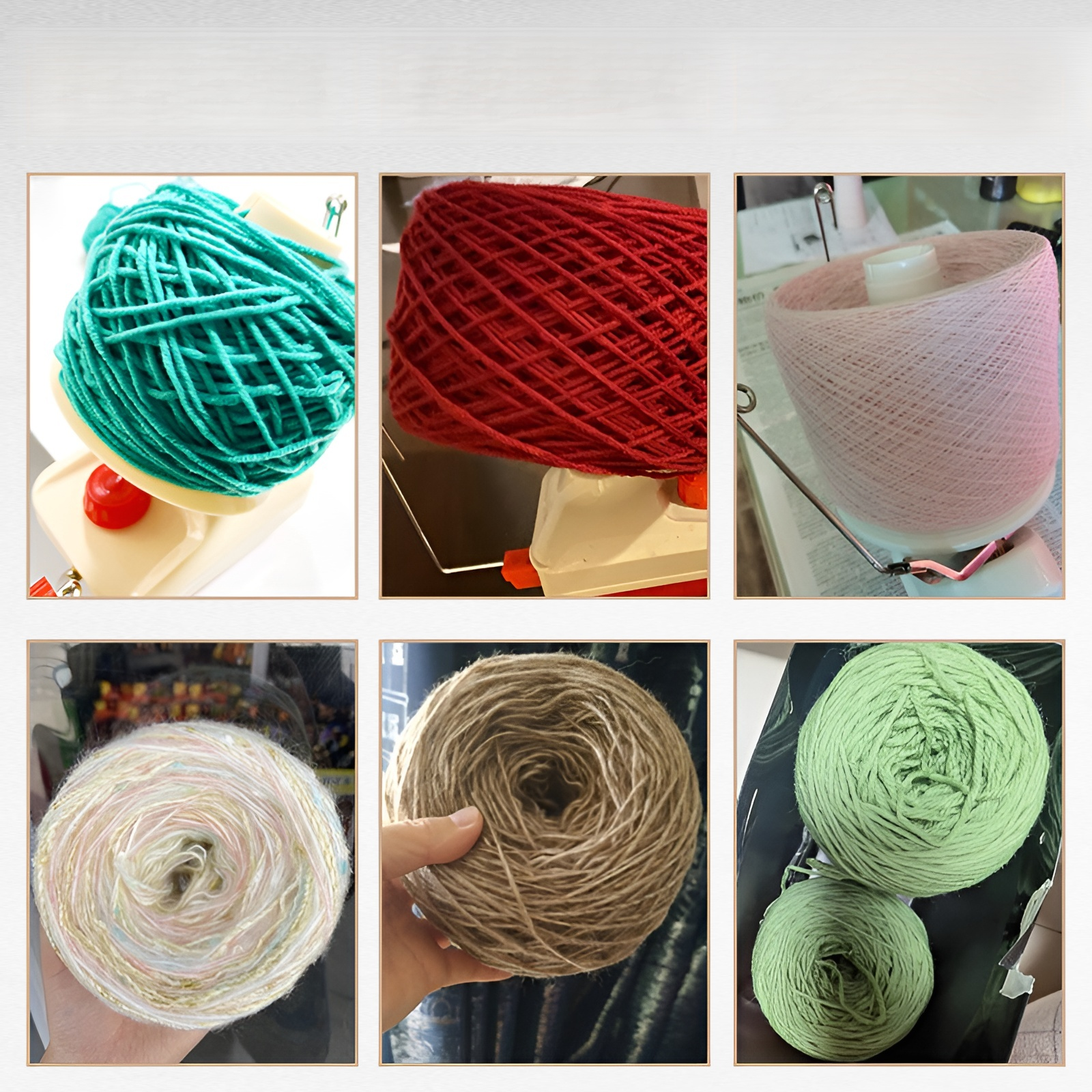  Hand-operated Yarn Winder for Home Use – Small DIY Knitting Tool