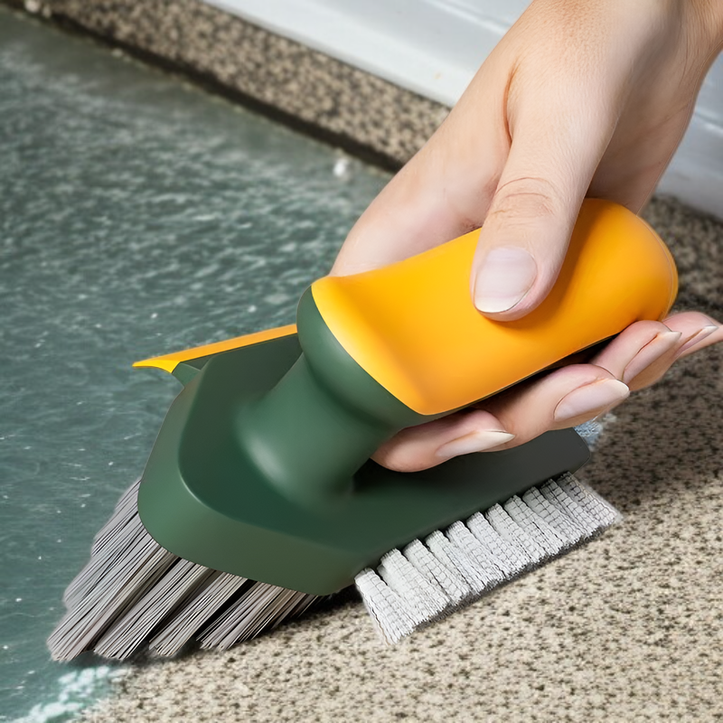 お風呂掃除 ブラシ 床 バスブラシ 風呂床ブラシ コンパクト 抗菌 浴室 ブラシ お風呂掃除 ブラシ 浴室 浴槽磨き トイレ掃除 床 窓 壁 玄関 お風呂 ブラシ 床