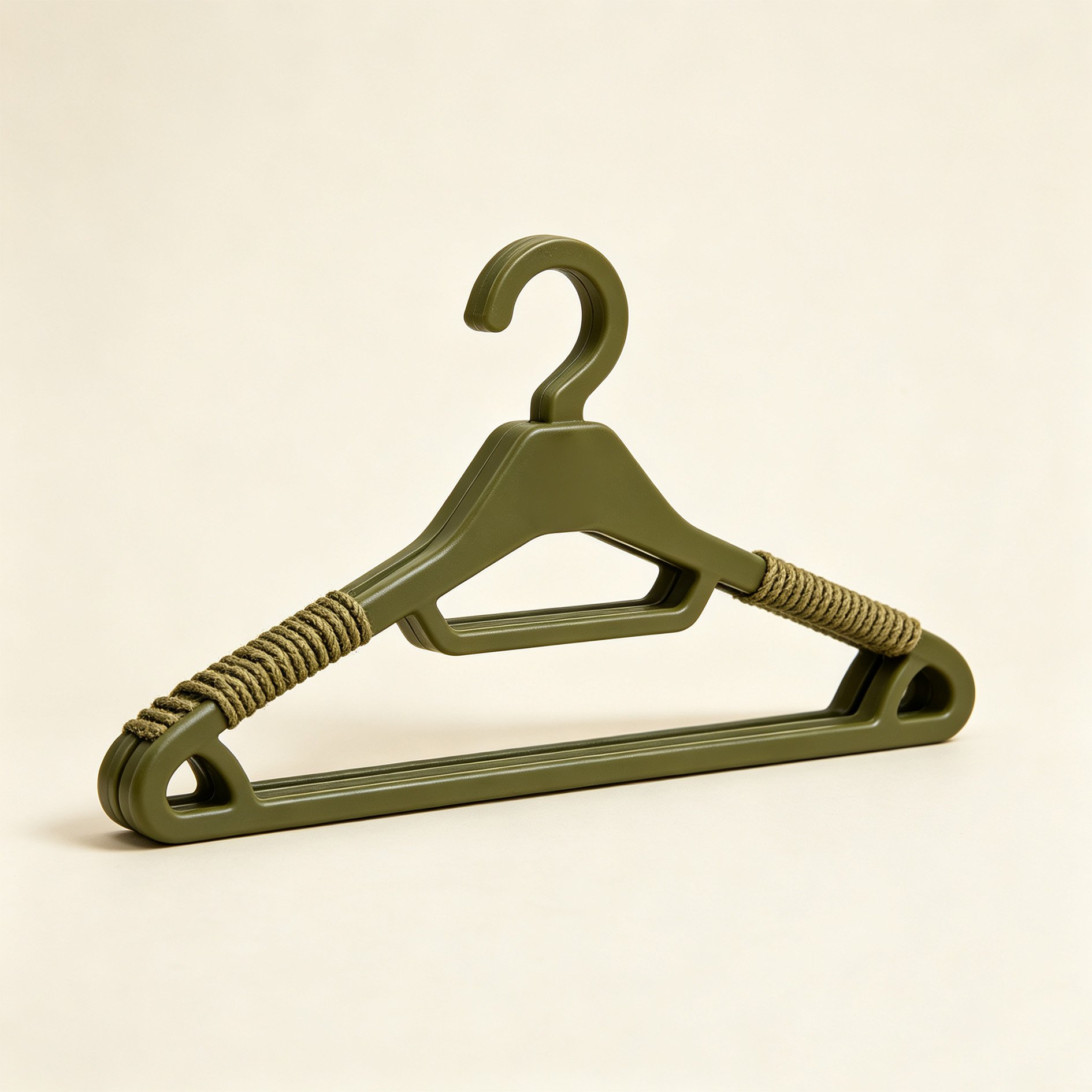 Hemp rope anti-slip retro clothes hanger
