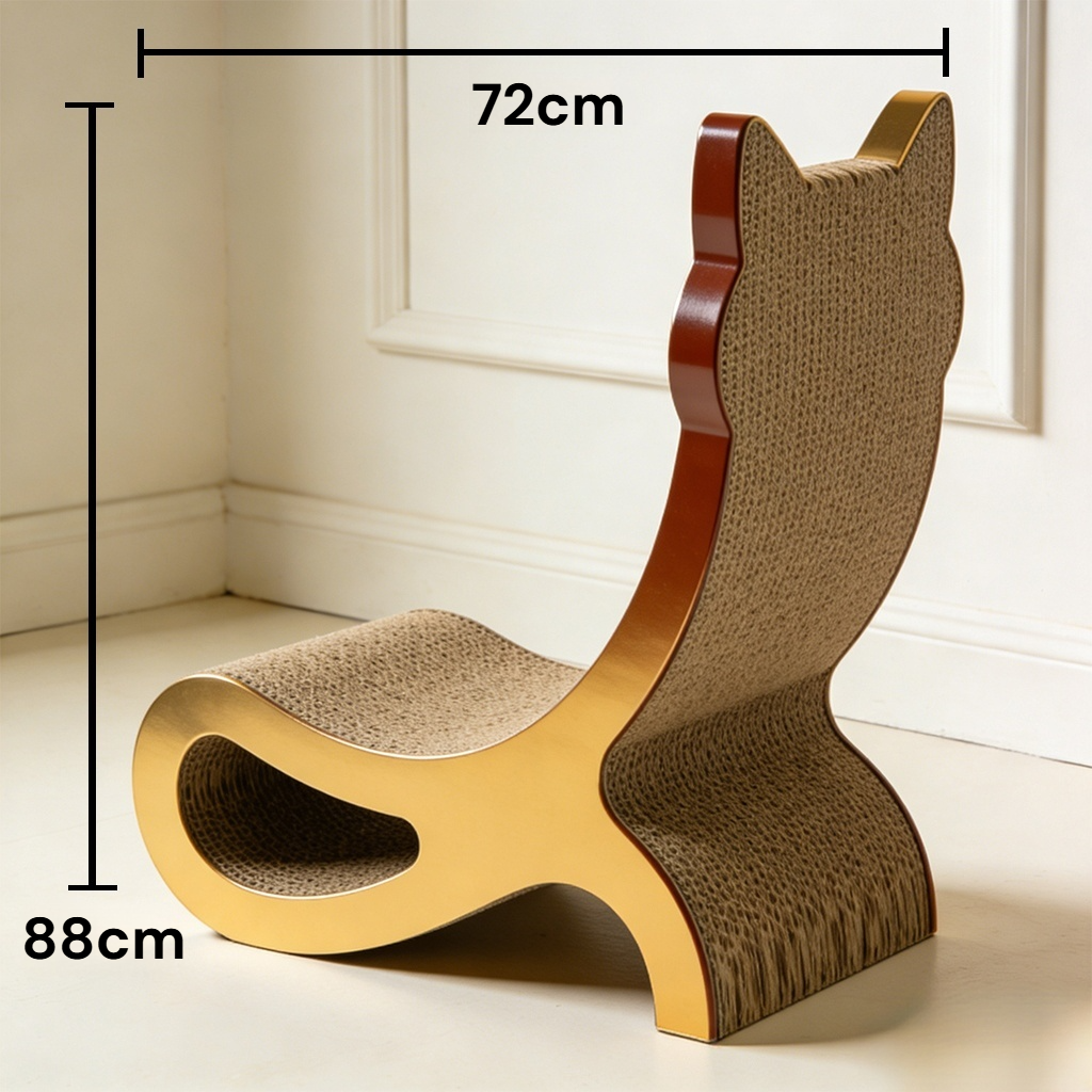 Silla multifuncional reclinable en posición de descanso