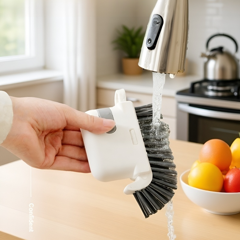 家庭で活躍する凹槽隙間掃除用ブラシ