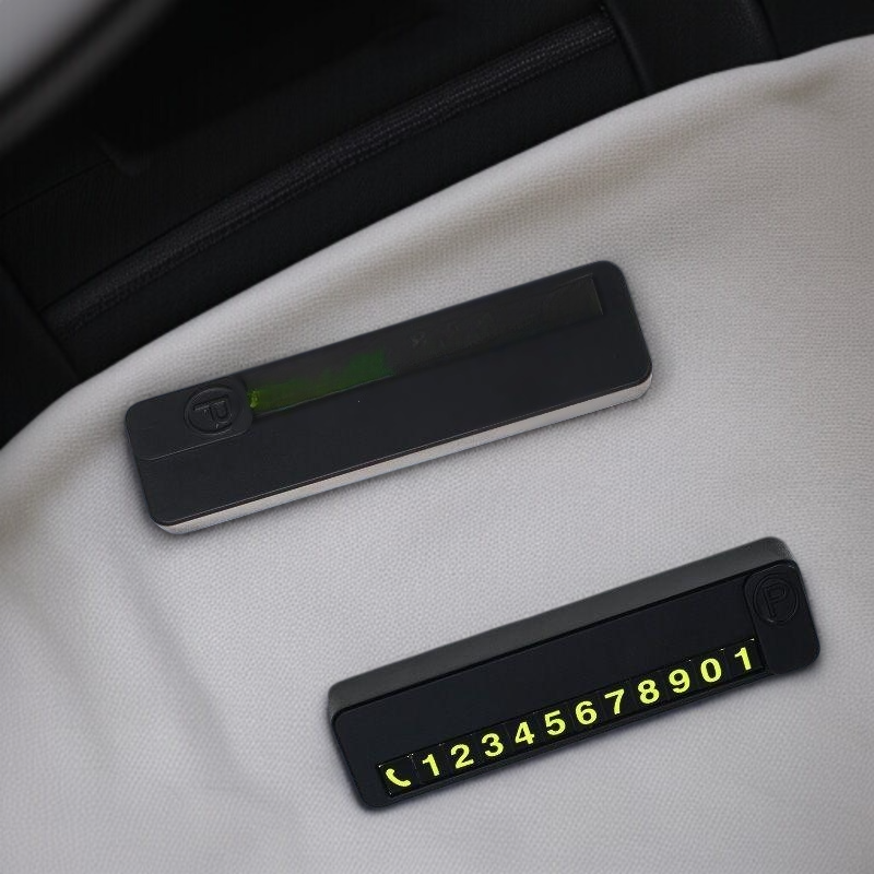 차량용 휴대폰 거치대 다기능 2합 일대 임시주차 야광 디지털 번호판 영치