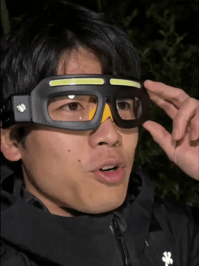 【鯖江新作】多機能ライト付き保護メガネ