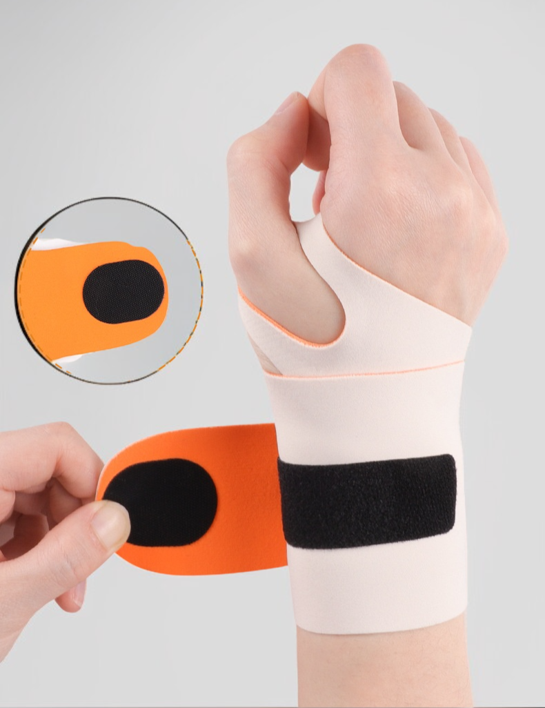 スポーツ時に使える手首固定用装具のイメージ