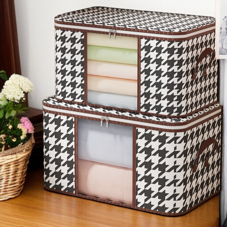 가정용 초대형 의류 정리 가방 면 이불 가방 수납함 방습 방진 수납 가방 전용 수납 이사 초대형 수납함