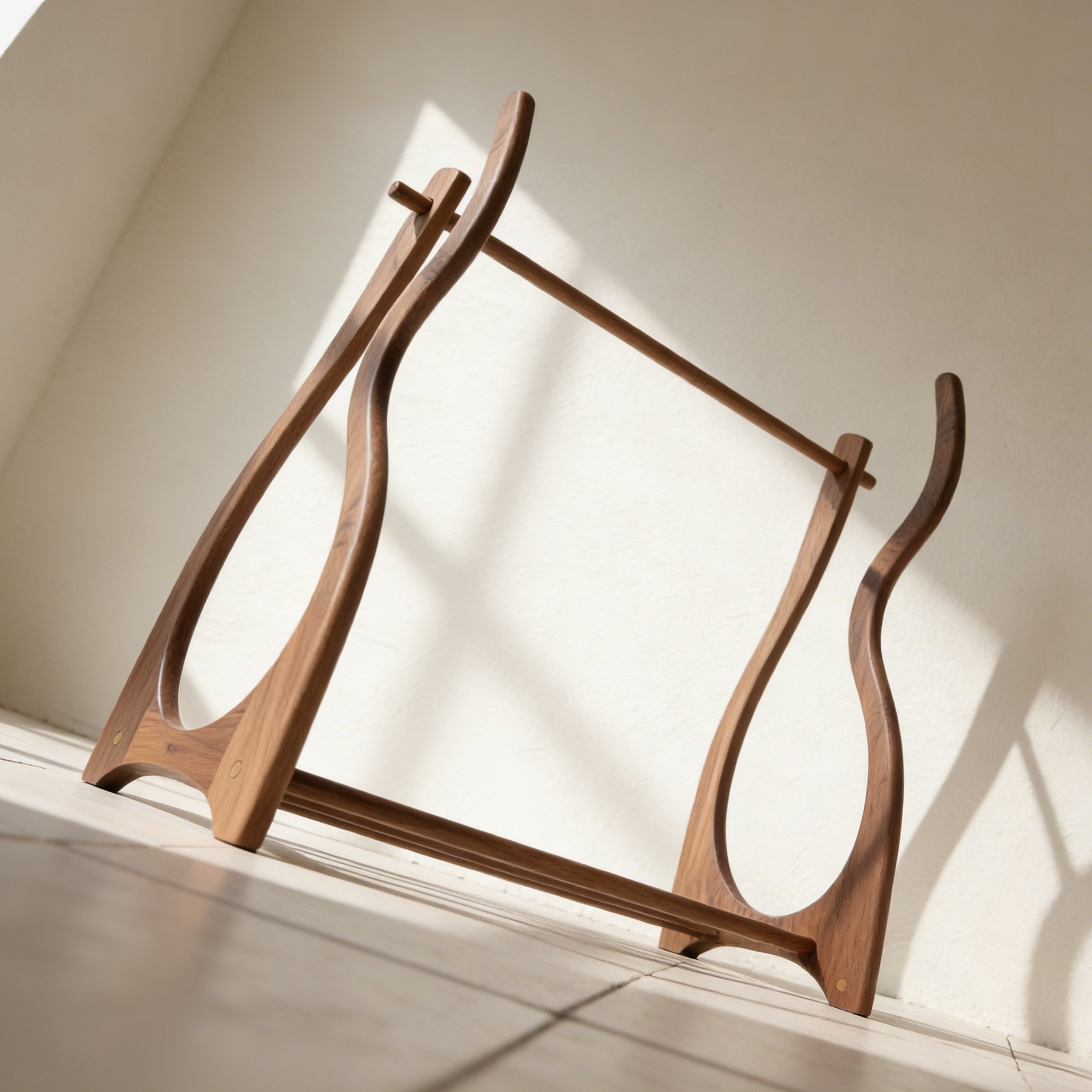 ราวแขวนเสื้อไม้เนื้อแข็ง